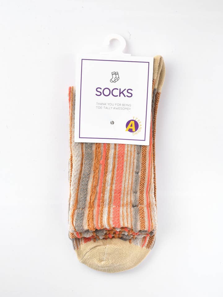 Funkyrel® Atzbranding Limited – Engroshandel Strømper - Dame – Rufia – Boheme strømper med farverige striber7