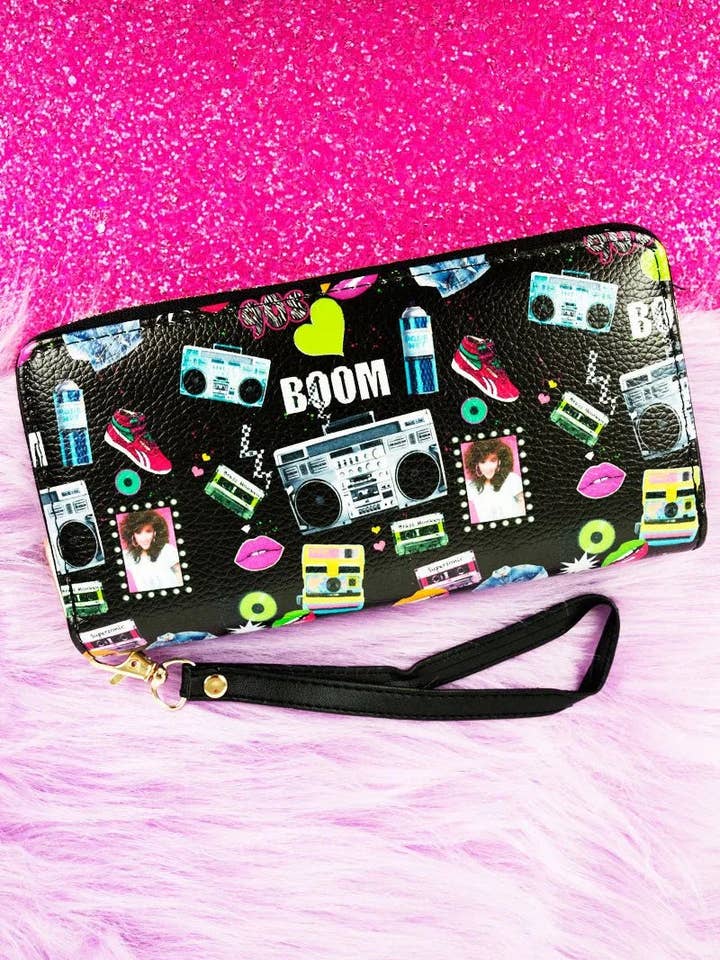 The 90s Organizer Clutch Wallet for wholesale by The Bling Barn