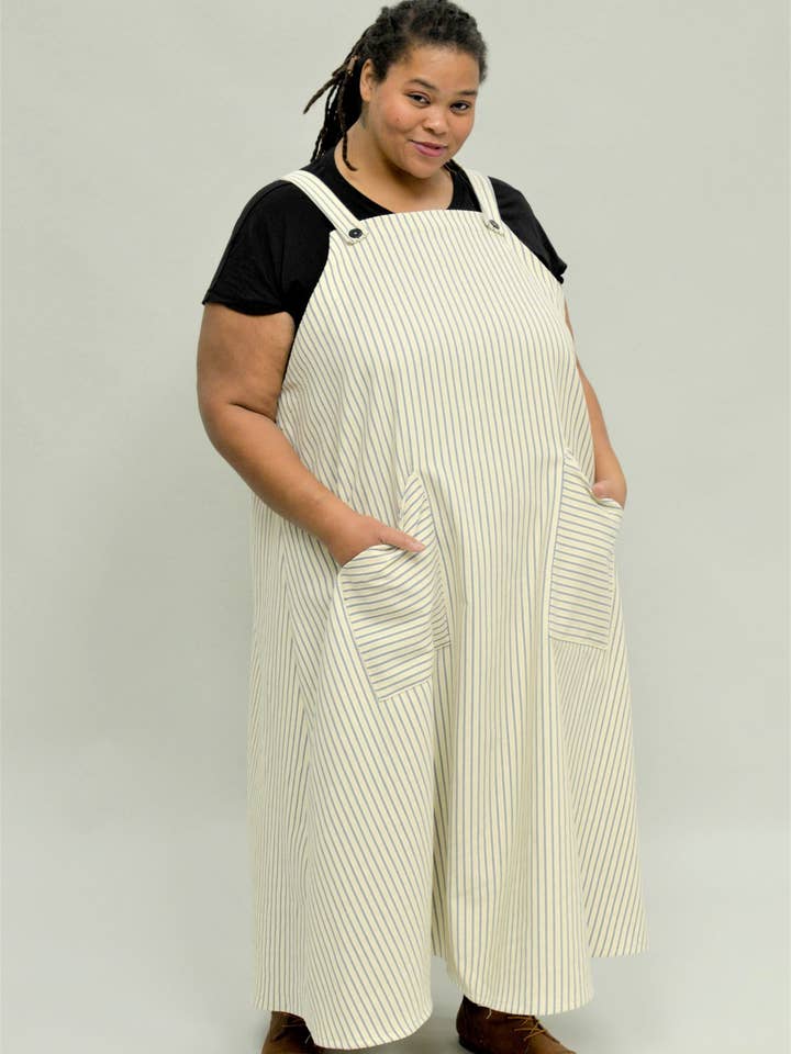 Folkwear – Engroshandel Kjole - Dame – Basics Pinafore Kjole - Symønster4