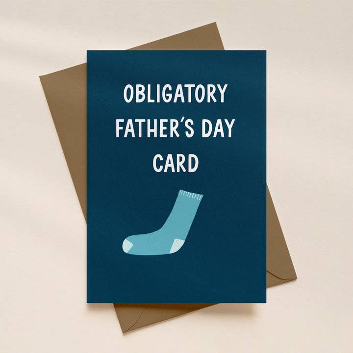 Funny Obligatory Father's Day Card for wholesale by Silky Rose Design