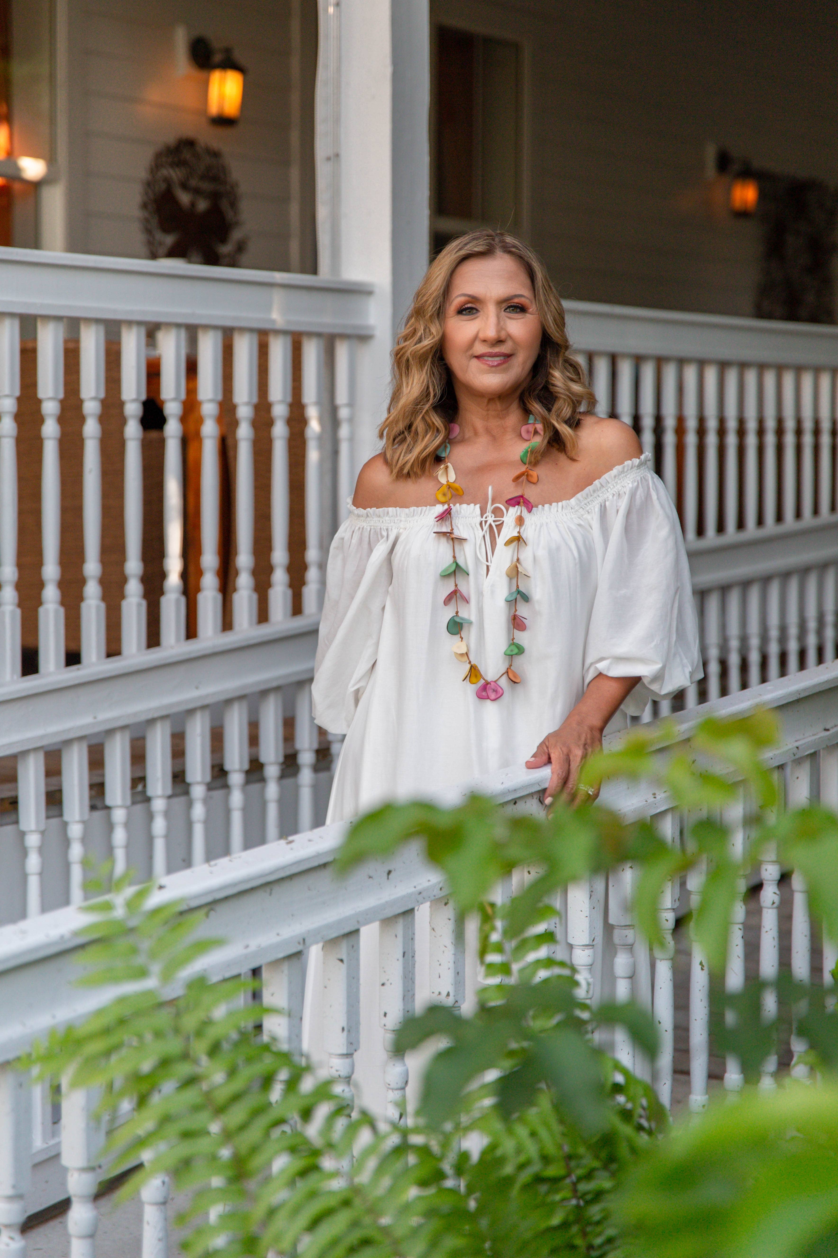 Organic Tagua Jewelry – Engroshandel Perlehalskæde – Tagua halskæde med tynde skiver14