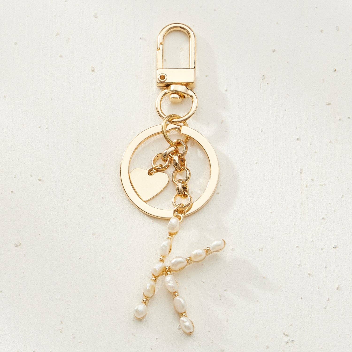 Frem – Porta-chaves - Mulher por atacado – Chaveiro inicial de pérolas de água doce5