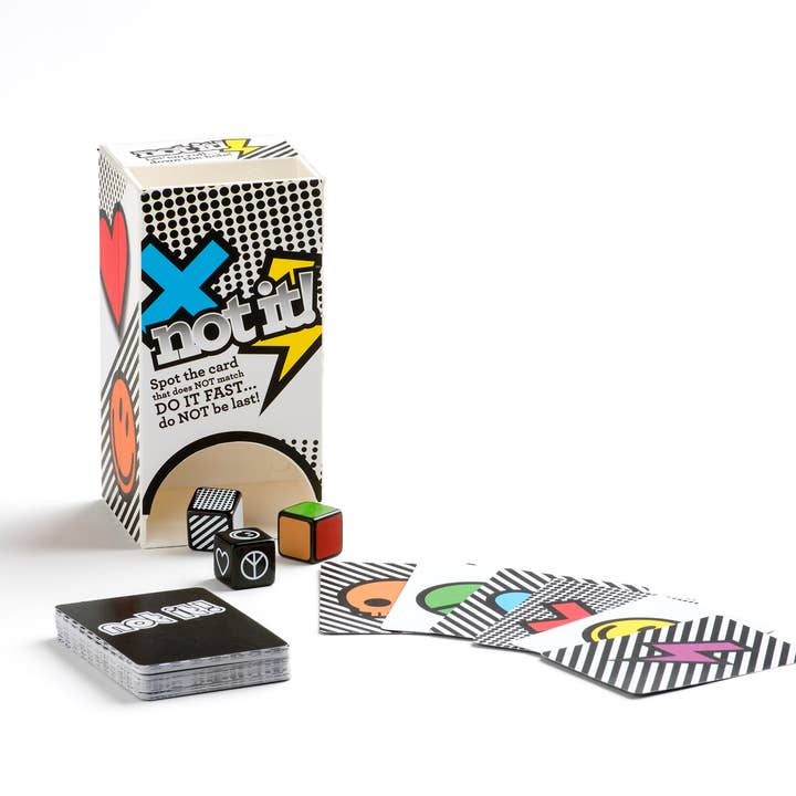 Not It! v1.0 - Fast Paced Travel Art Gift Dice Card Game! for wholesale by The Good Game Company