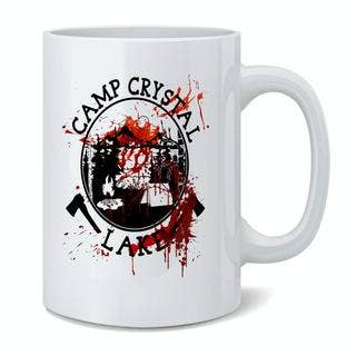 Gotham Gifts - Wholesale Koffiemok - Camp Crystal Lake Counselor Kostuum Staff Bloody Mug 11oz2