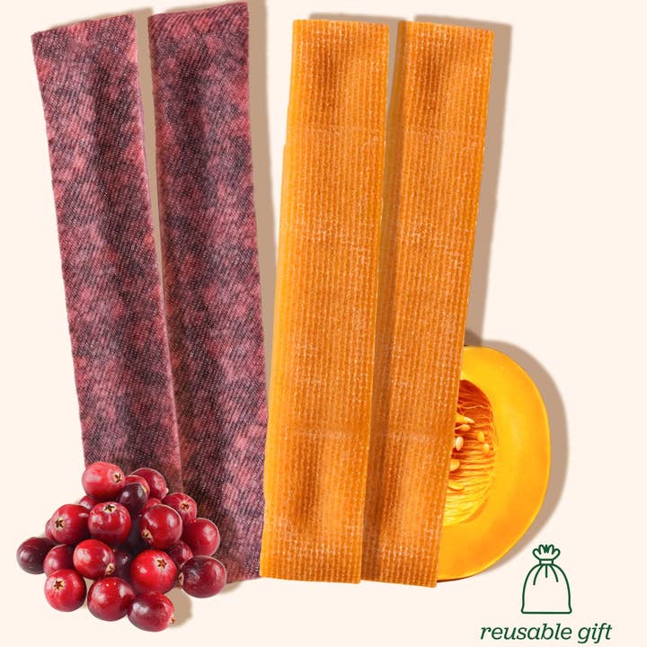 Downtown Pet Supply - Wholesale Pet Treats - Dog - Downtown Barkery Cranberry & Pumpkin Yak Chew Gift Set for Dogs3