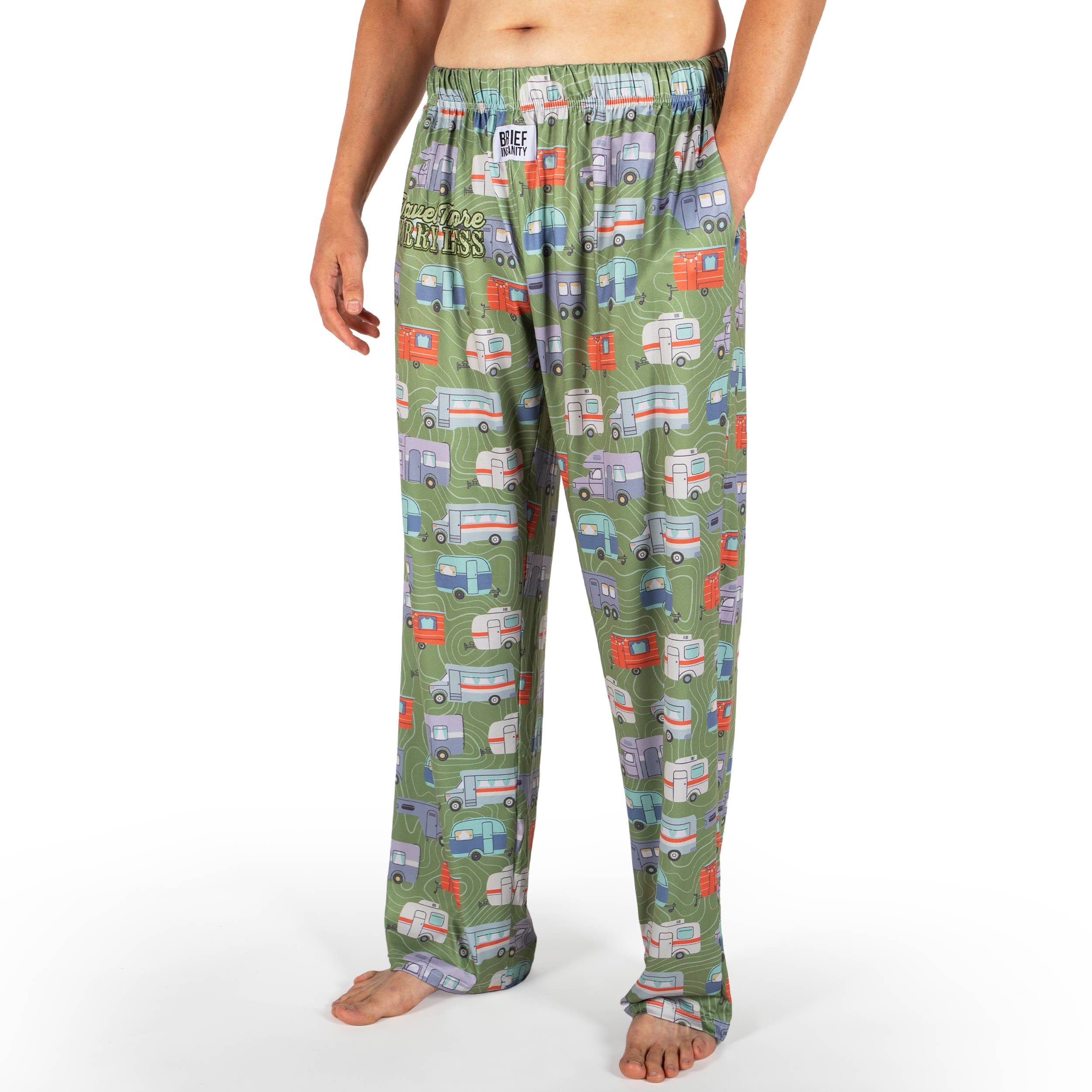 BRIEF INSANITY - Wholesale Sleepwear Bottom - Women's - Travel More Worry Less Pajama Lounge Pants1