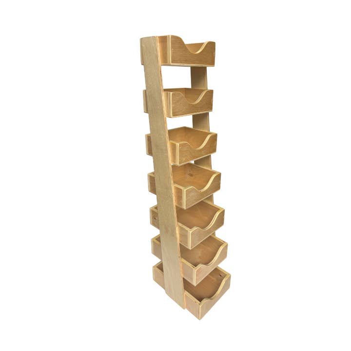 Earths Elements Wholesale - Wholesale Retailer Display - Home & Living - Display - Wooden, 7 Slot