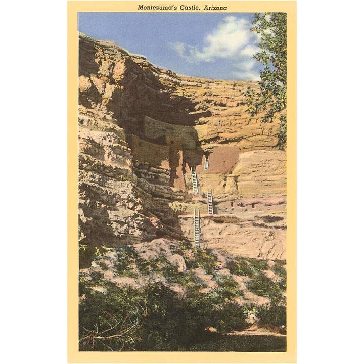 Found Image Press - Wholesale Magnet - Magnet AZ-27 Montezuma's Castle