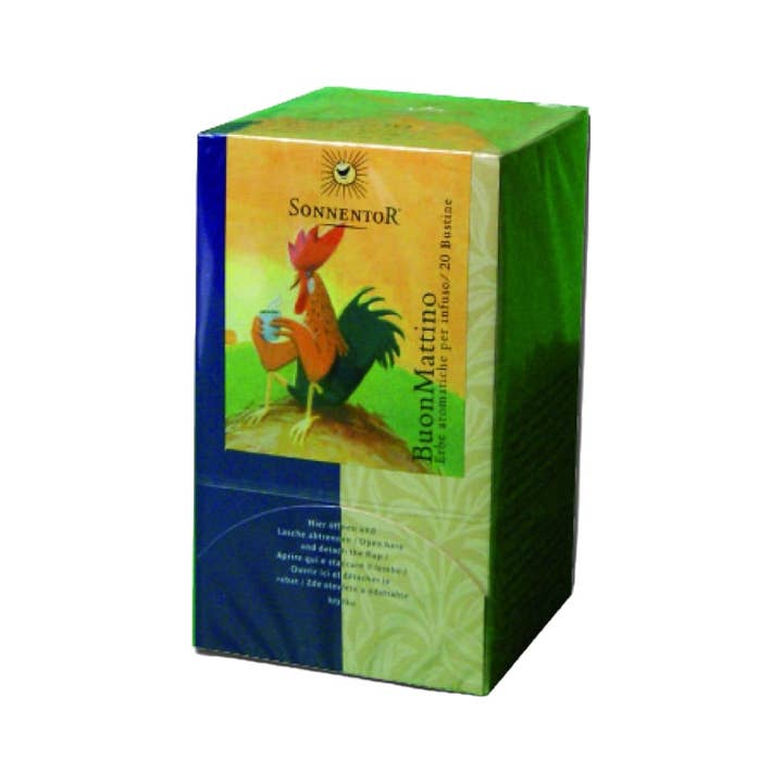 A38 |Infusie Goede Morgen Sonnentor Doos van 18 Biologische Filters voor wholesale door pirotta srl