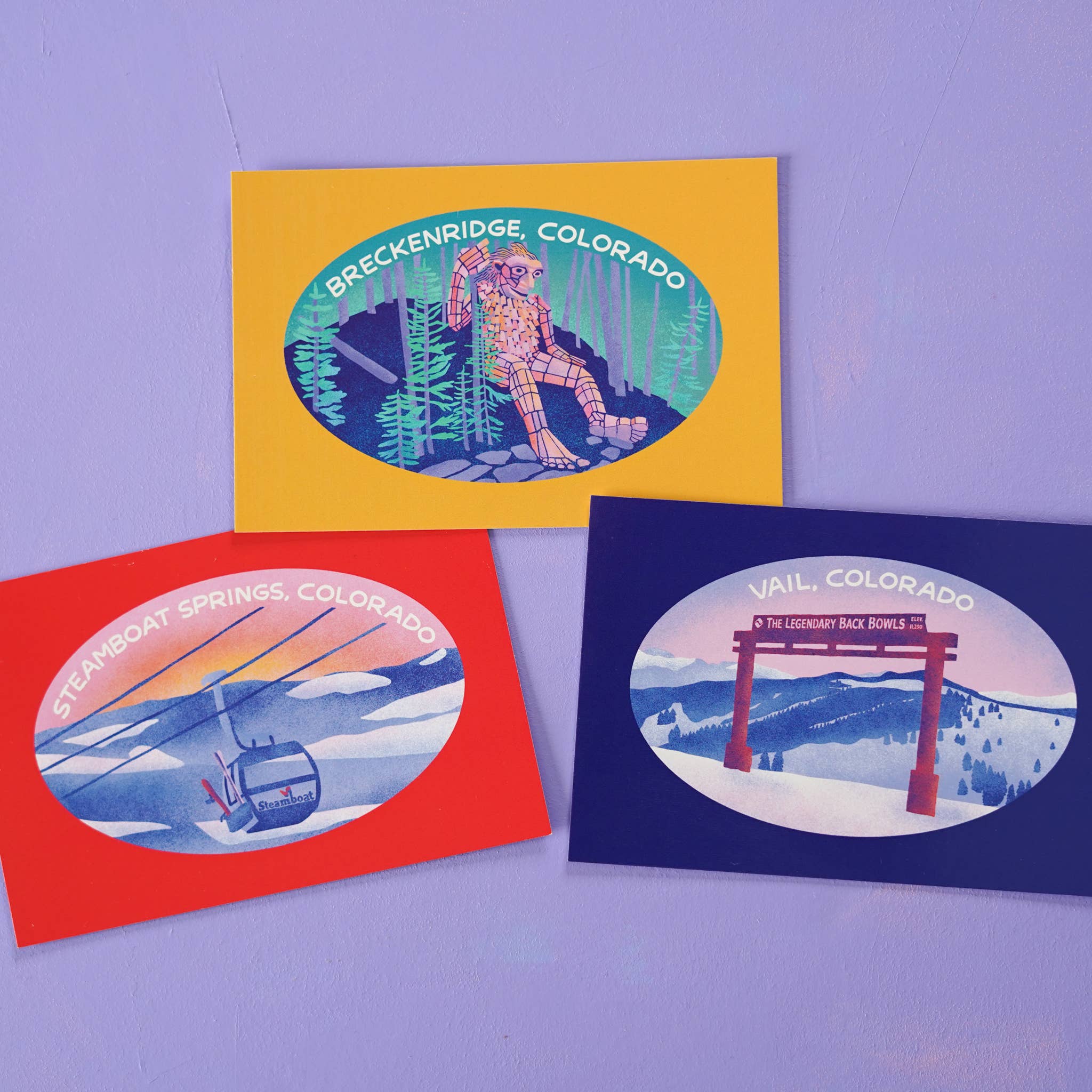 Little Known Goods - Wholesale Postcard - Vail Colorado Postcard2