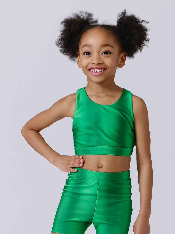 Pigesports-bh i grøn ombré for engroshandel hos Terez