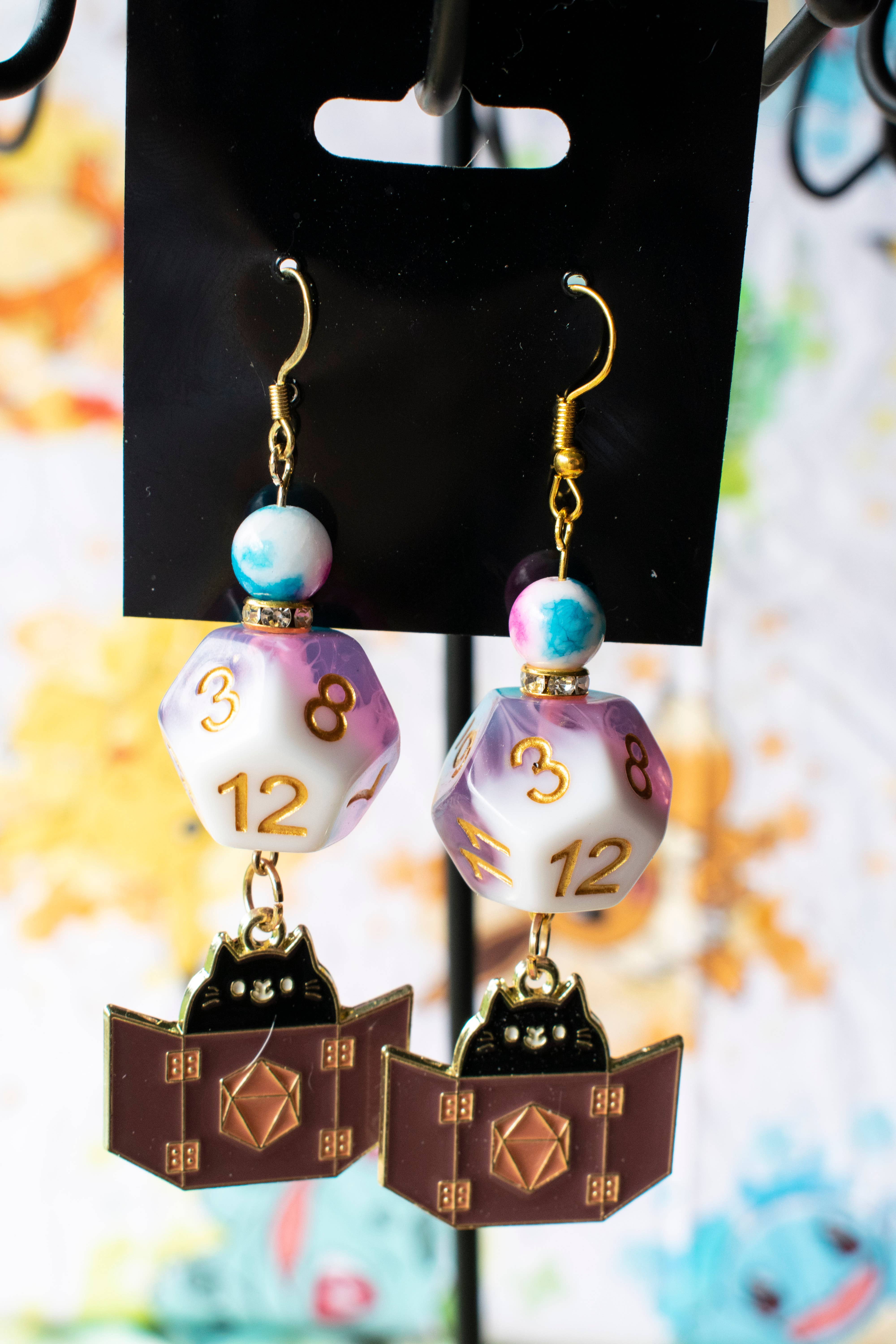 Melody's Menageries (Critical Crystals) - Wholesale Jewelry Set - Dice earring wholesale box4