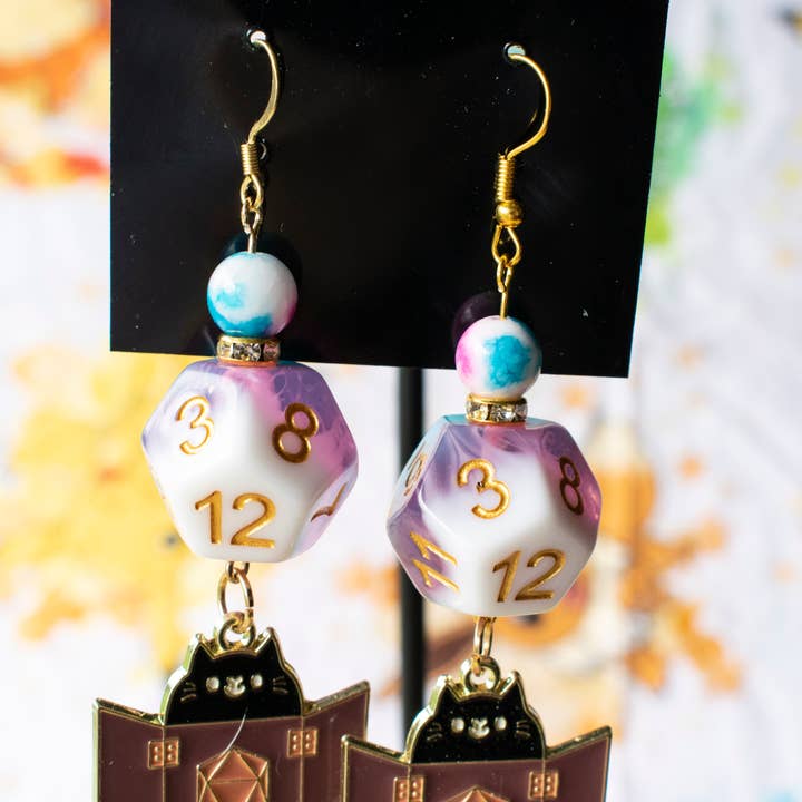 Melody's Menageries (Critical Crystals) - Wholesale Jewelry Set - Dice earring wholesale box4