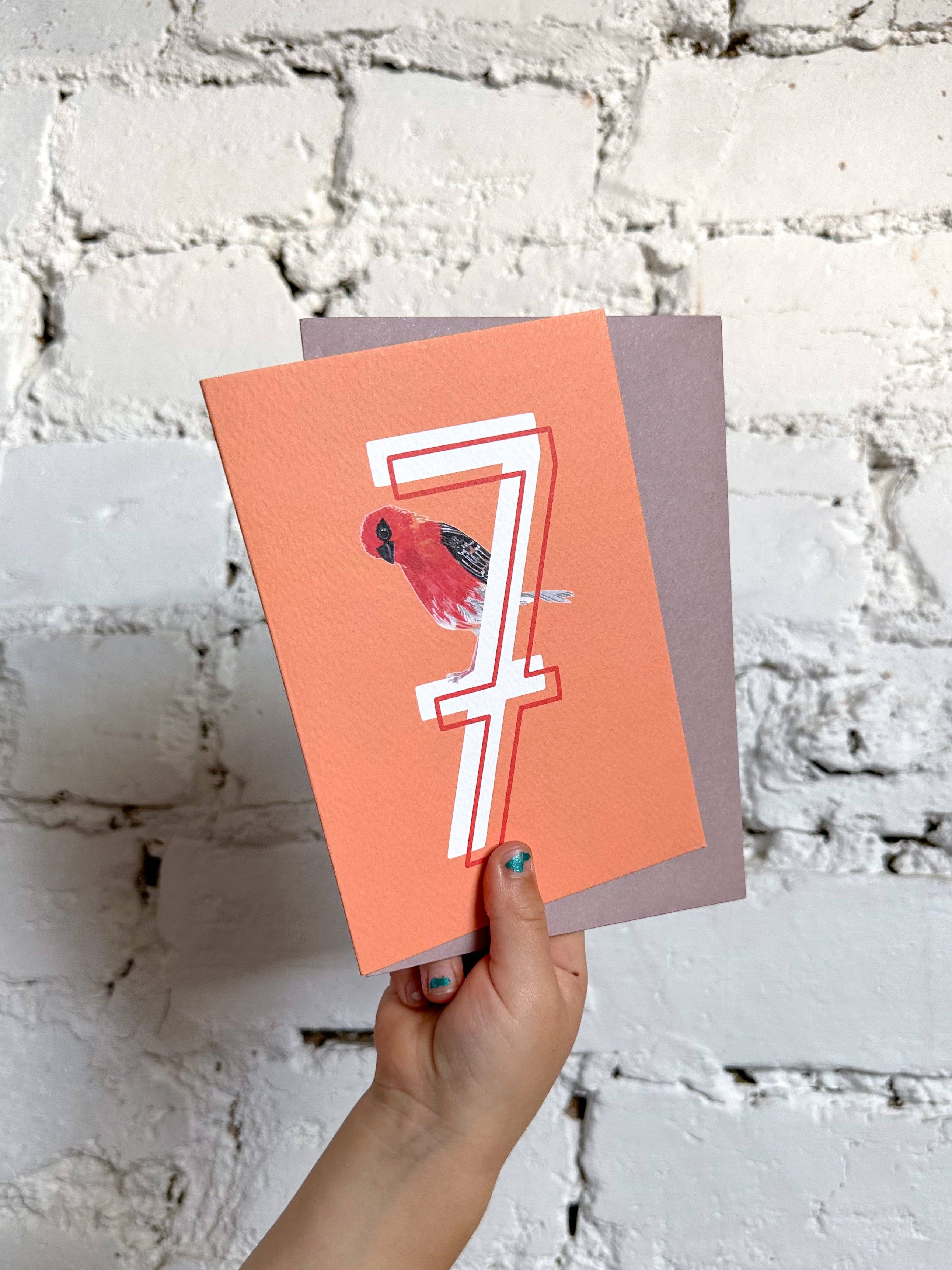 This Thursday – wholesale Birthday card – 7 Madagascan Fody Card0