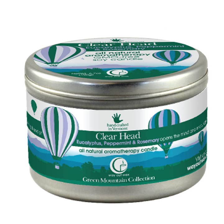 Clear Head - Groot reisblikje voor wholesale door Way Out Wax