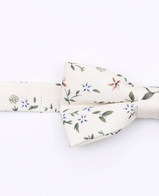 Unipap's - Wholesale Fashion Headband - Kids - Liberty White Bow Tie No. 8 Child in Cotton "Charles"4