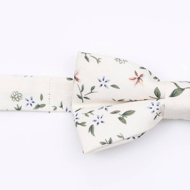 Unipap's - Wholesale Fashion Headband - Kids - Liberty White Bow Tie No. 8 Child in Cotton "Charles"4