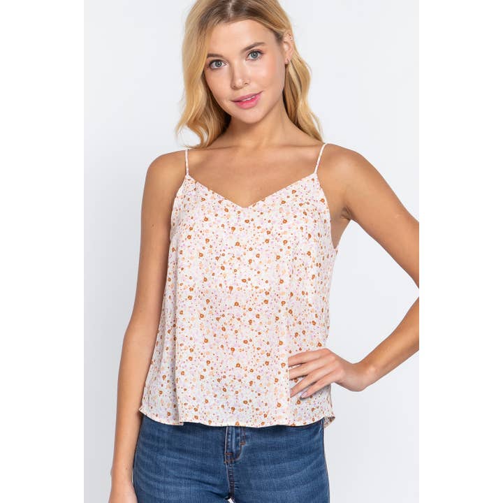 CAMI ESTAMPADO DECOTE EM V por atacado de Paperdoll