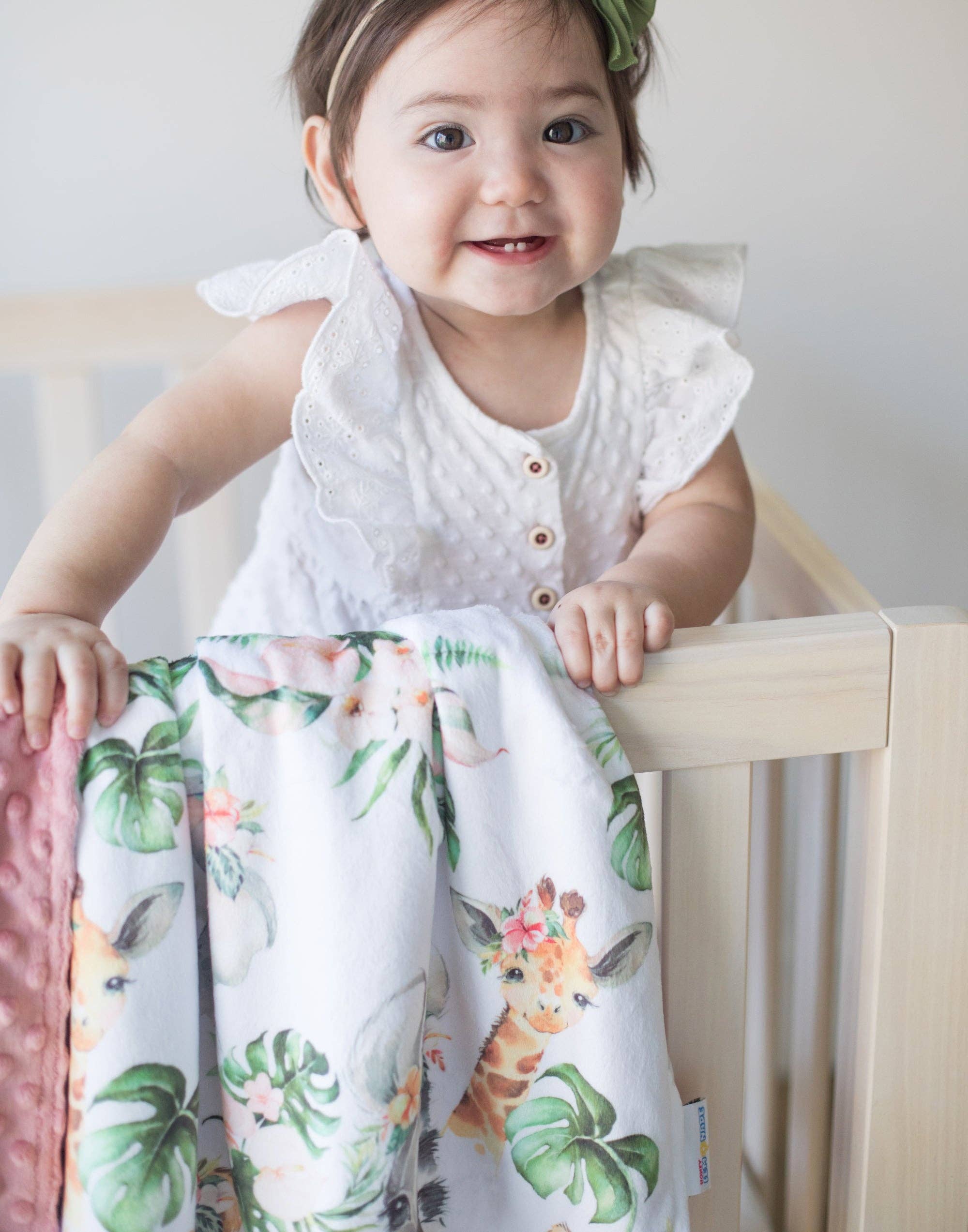 Honey Lemonade- Minky Baby Blankets and Gifts - Wholesale Bedding Blanket - Kids & Baby - Baby & Toddler Minky Blanket - Africa Animals5