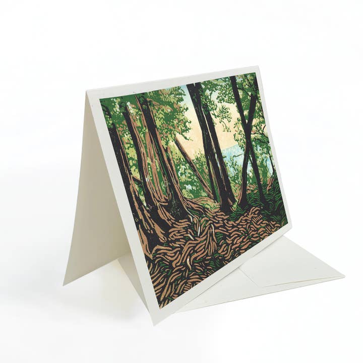 Peninsula Prints - Wholesale Everyday Greeting Card - Trail Lookout Blank Greeting Card1