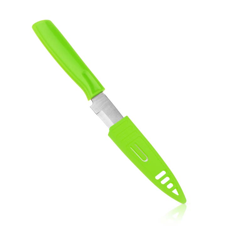 TRUE - Wholesale Kitchen/Utility Knife - Garnish Paring Knife w/ Sheath - Lemon & Lime - Bulk Asst