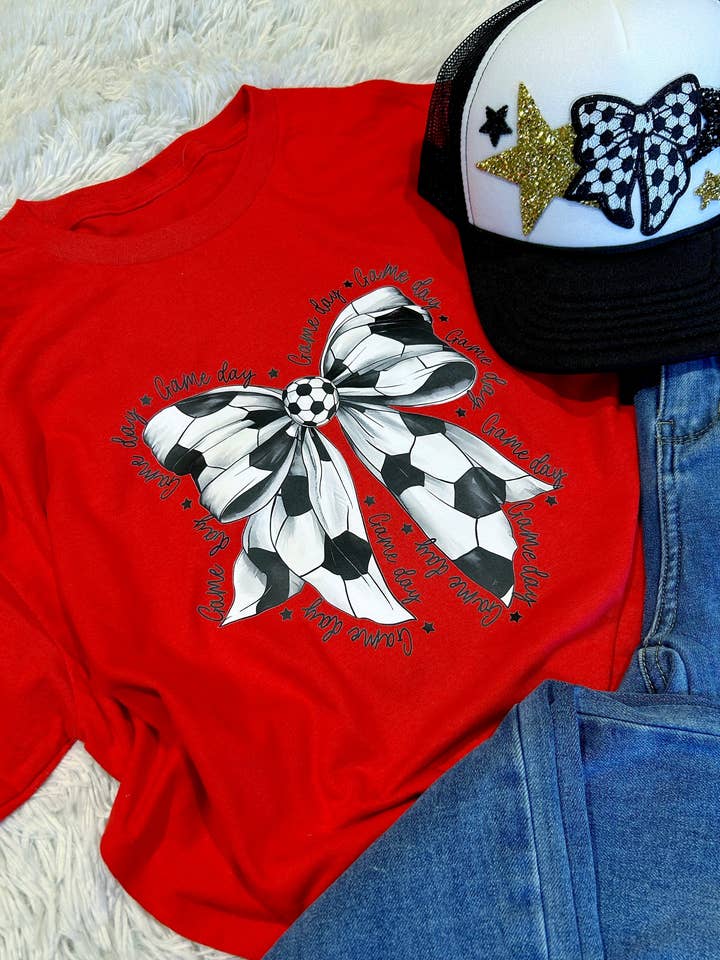 Soccer Gameday Bow for wholesale by Impressions by Prestige