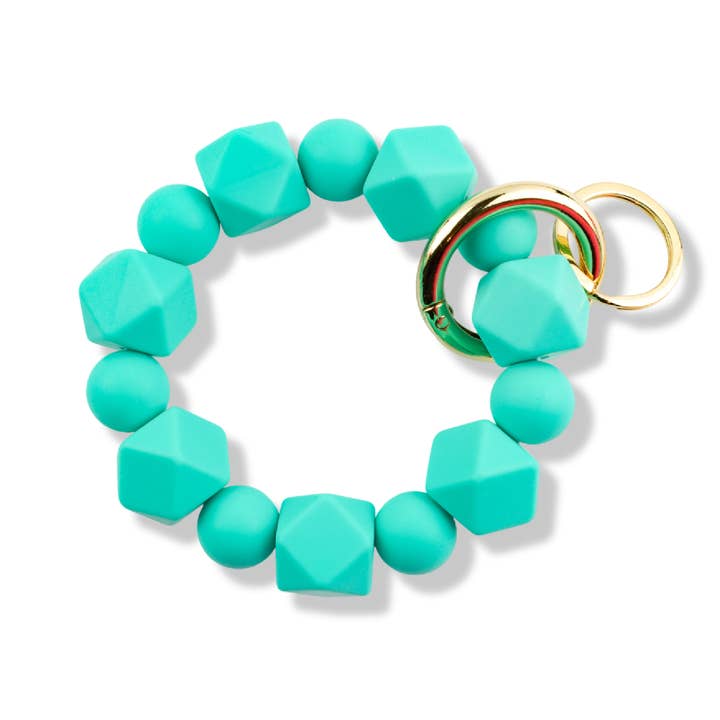 Cleary Lane – Engroshandel Nøglering - Dame – Perlet Armbånd Nøglering Sekskant Silikone12