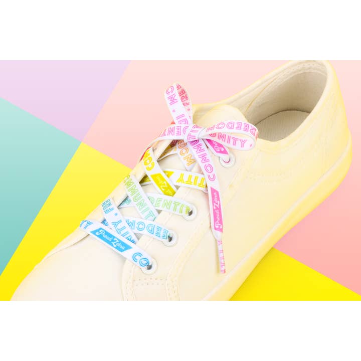 Proud Zebra – wholesale Shoe jewellery – Women’s – Pansexual Pride Flag Love Lace Locks