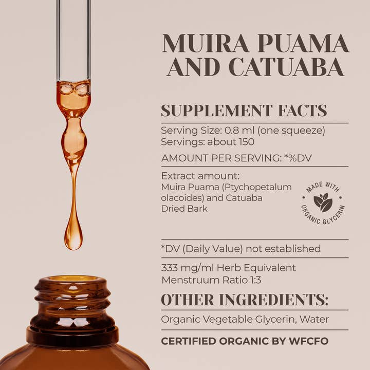 Garden Organics - Wholesale Tincture - Muira Puama and Catuaba Tincture3