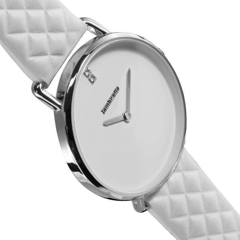 Lambretta Watches – wholesale Wrist watch – Women's – Giulia 34 Uno Quilted Silver White2