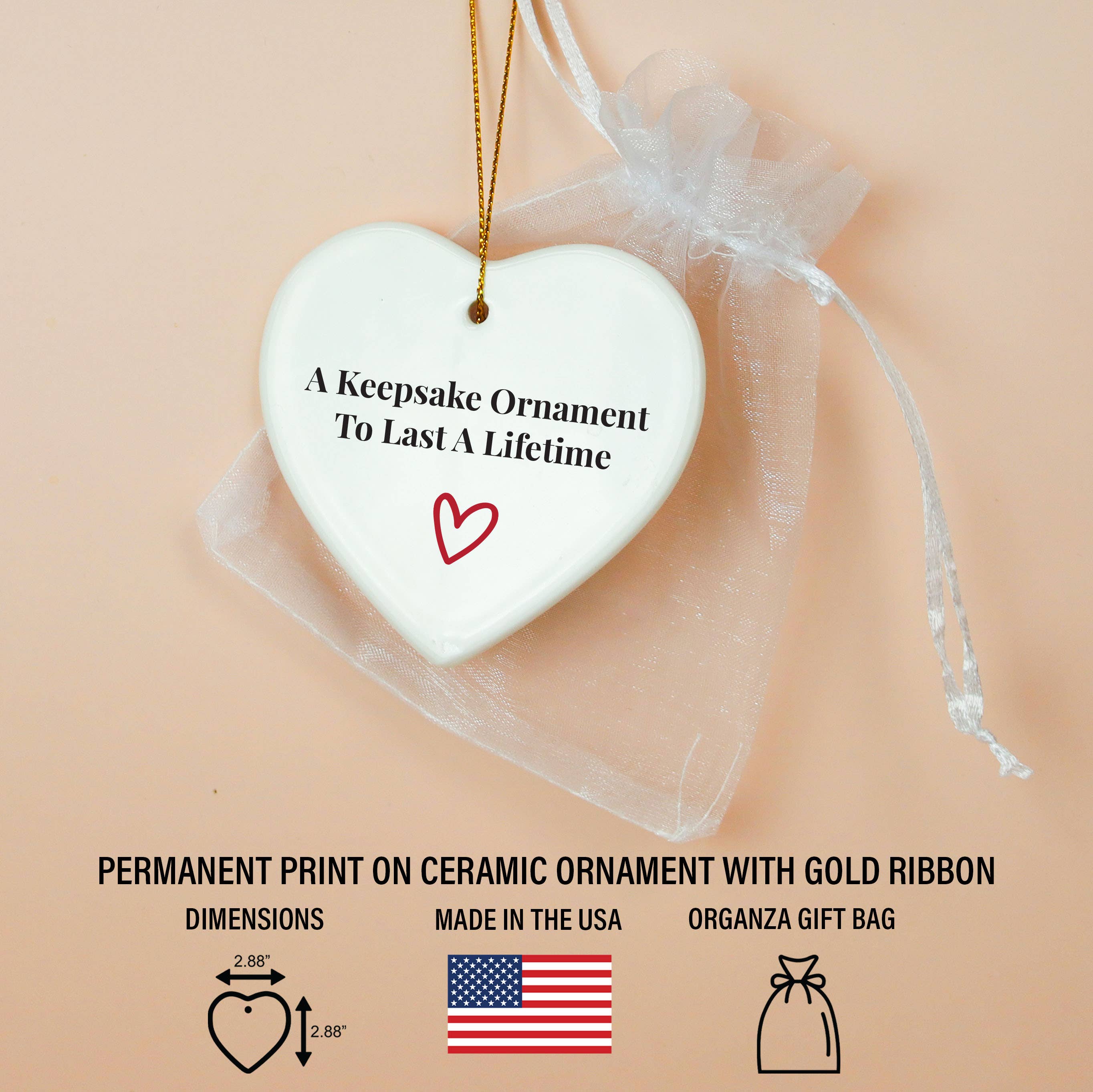 Cedar Crate Market - Wholesale Ornament - Christmas Ornament - One Day At A Time 1