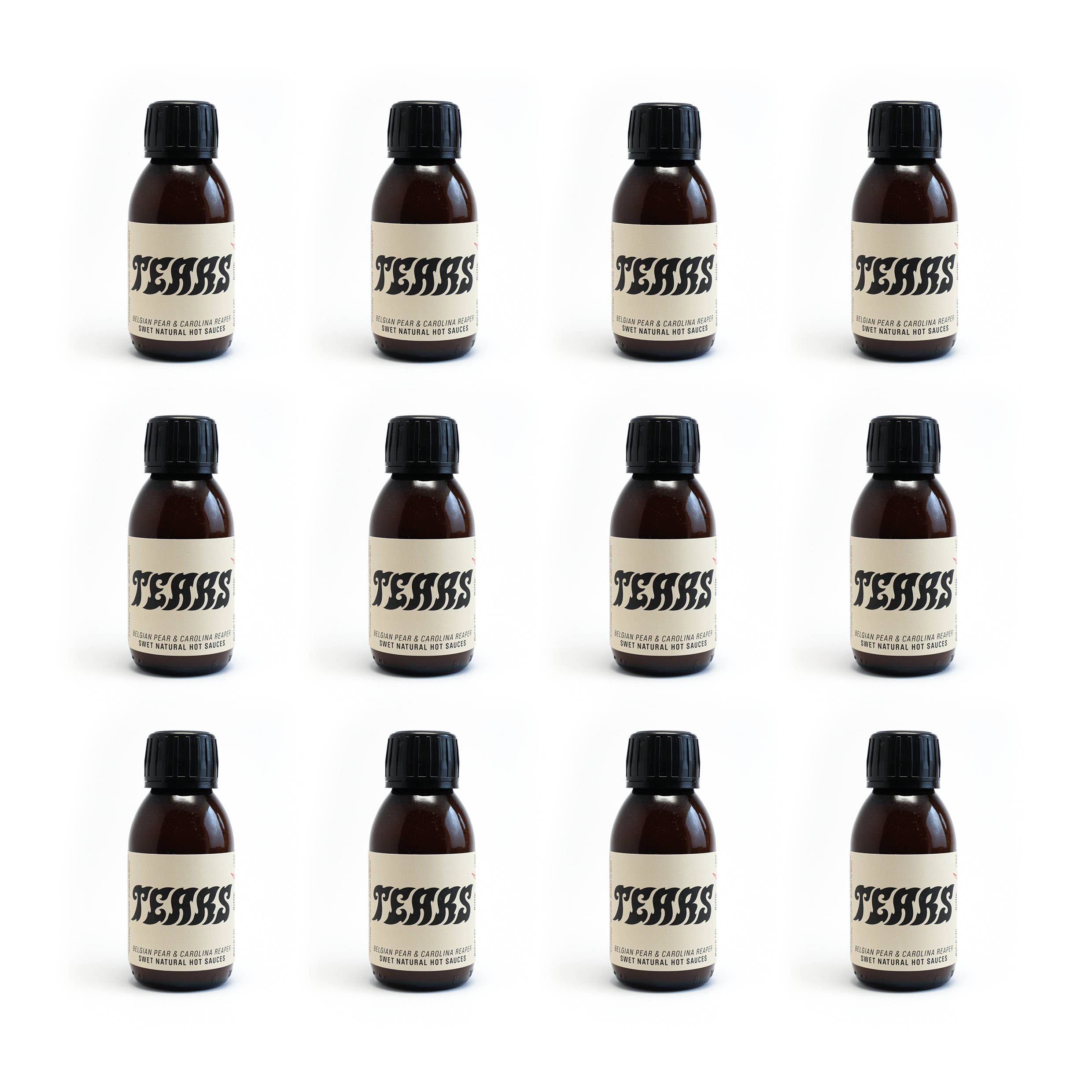 SWET Brussels – Molho picante por atacado – TEARS - Molho super picante com pimenta Carolina Reaper1
