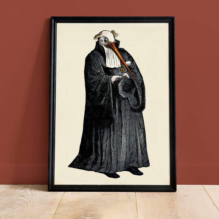 Humor Poster Lawyer Law Justice Animals for wholesale by Colette de B.