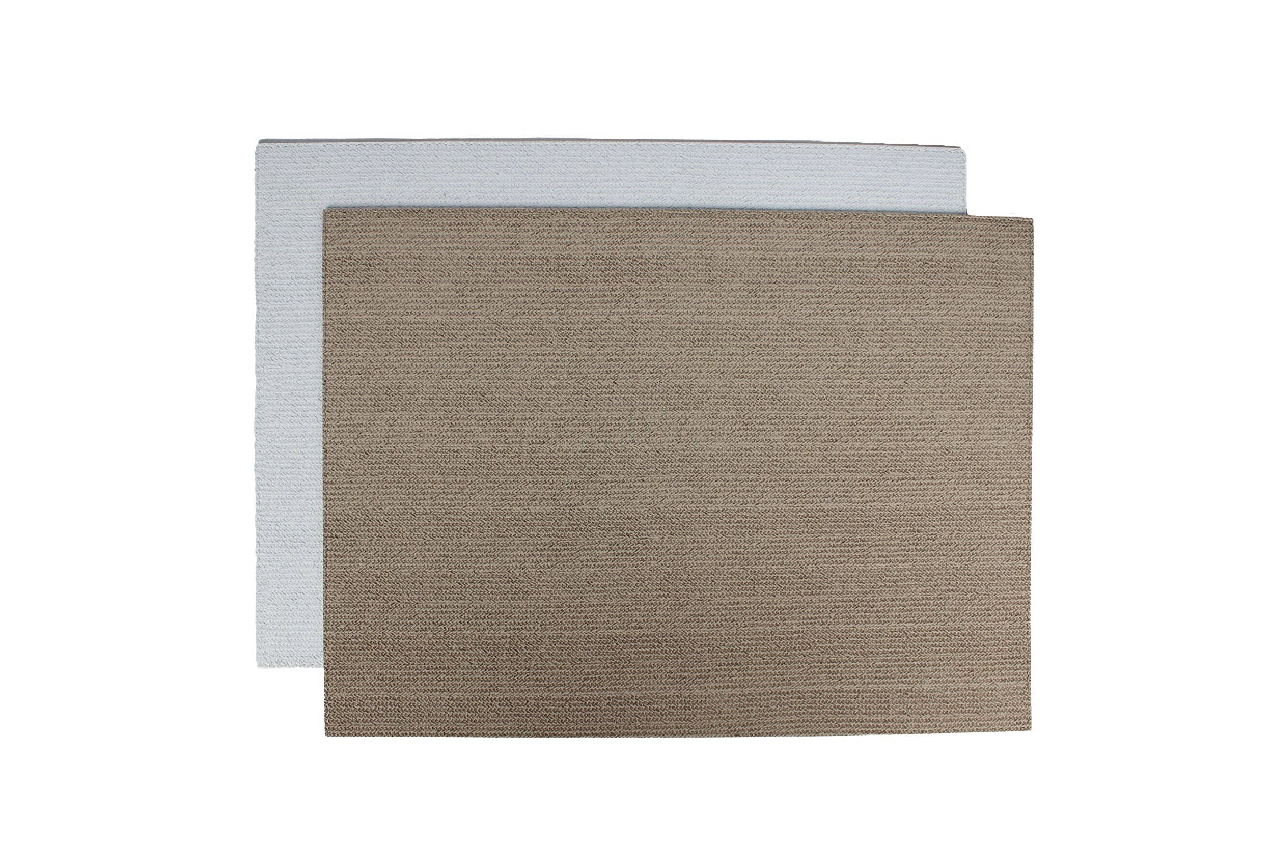 Signature Home Collection GmbH - Wholesale Placemat - Set van 6 rechthoekige placemats met linnenlook in wit/bruin4