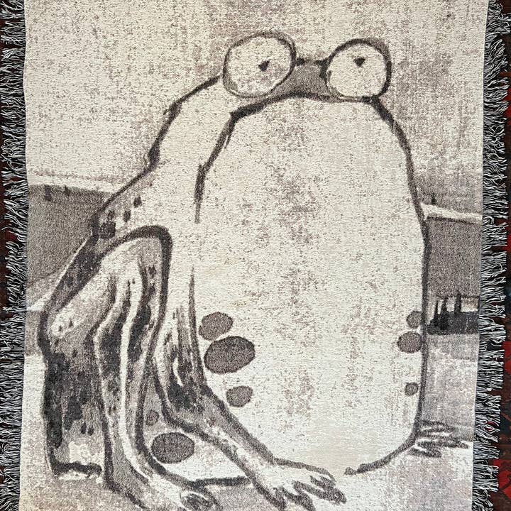 Jakuchu Frog XL Blanket for wholesale by Inner Decay