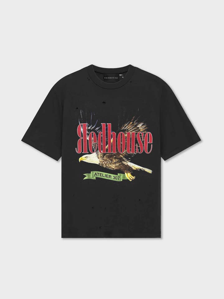 ЯH EAGLE SORT TEE for engroshandel hos REDHOUSE