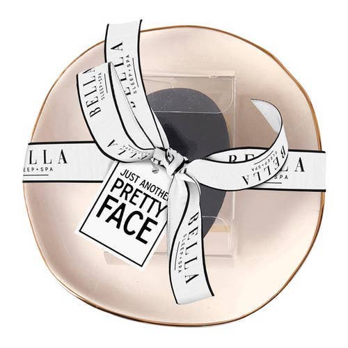 Angle - Wholesale Makeup Sponge/Blender - Ceramic Tray with Makeup Sponge - Blush