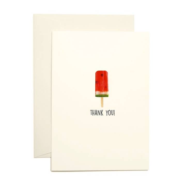 Thank You Watermelon Popsicle for wholesale by Paperlove Boutique