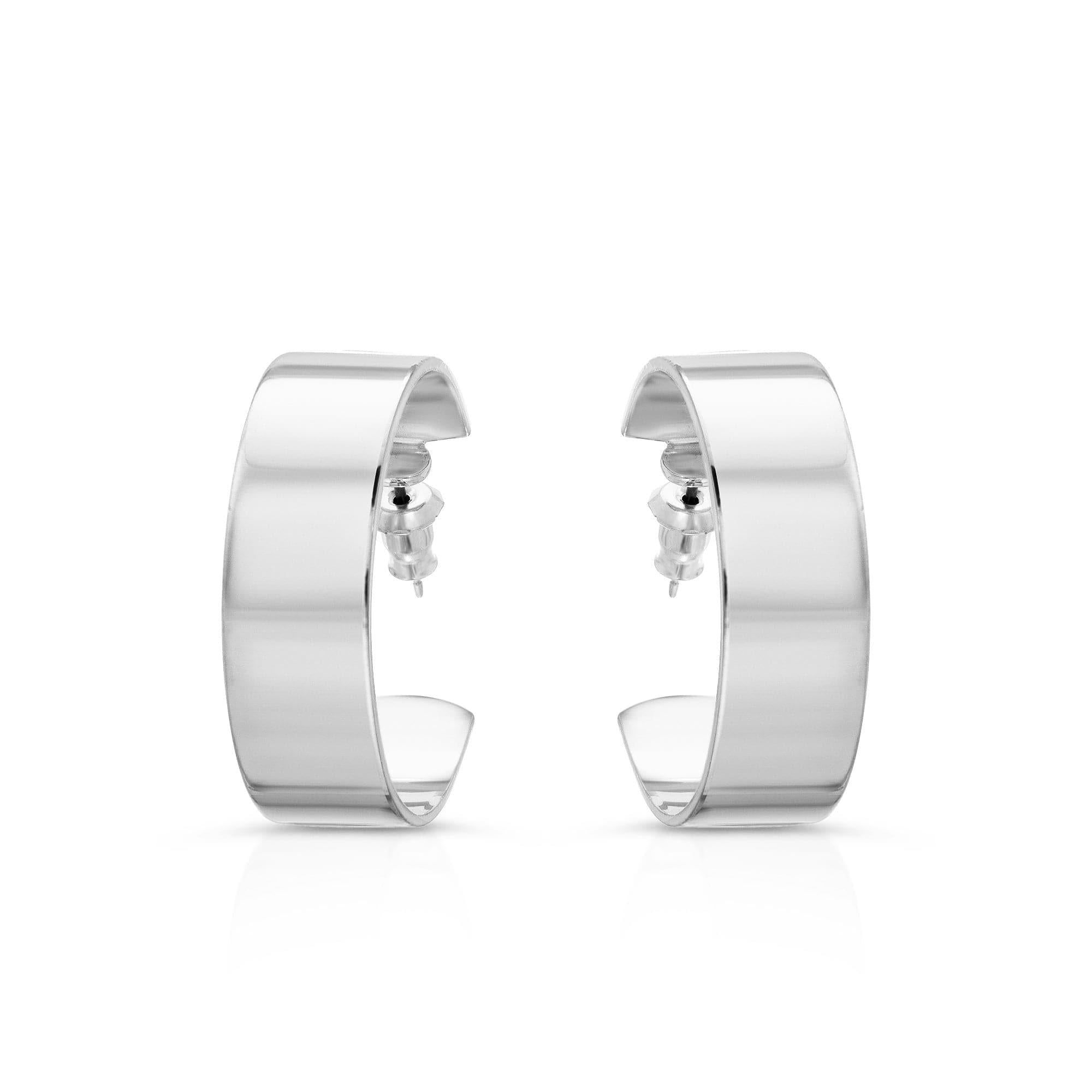 Eklexic - Wholesale Hoop Earrings - 1" Skylar Hoops7