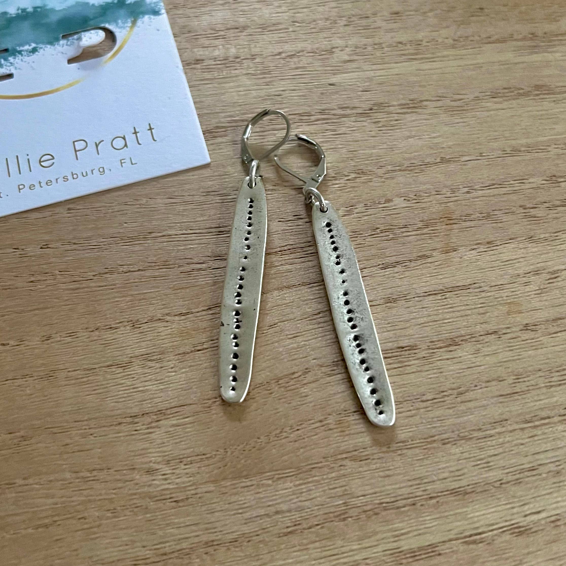 Nellie Pratt Artisan Jewelry - Wholesale Dangle Earrings - Crush silver dangle statement earrings4