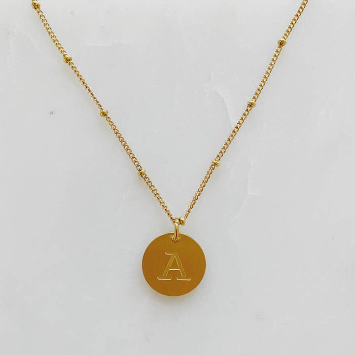 Ellison+Young - Wholesale Pendant/Charm Necklace - Ellison + Young: Singular Charm Initial Necklace