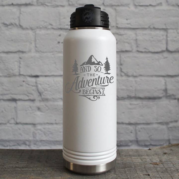 Katie & Company - Wholesale Insulated Mug/Tumbler - And So...the Adventure Begins Mountain Drinkware5