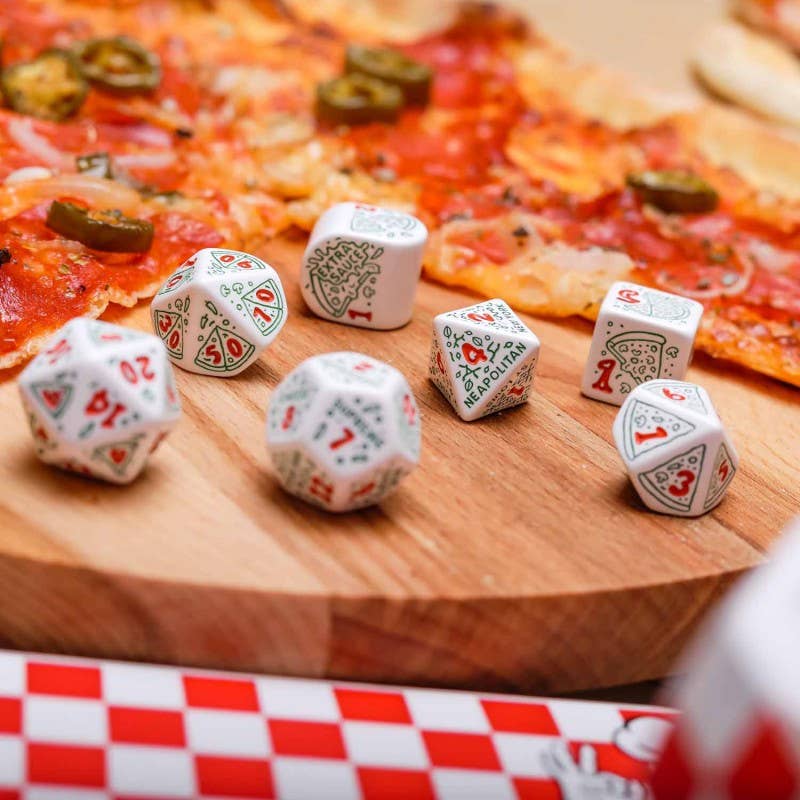 Cardshouse - Wholesale Dice - Q WORKSHOP Pizza Dice Set Pepperoni6