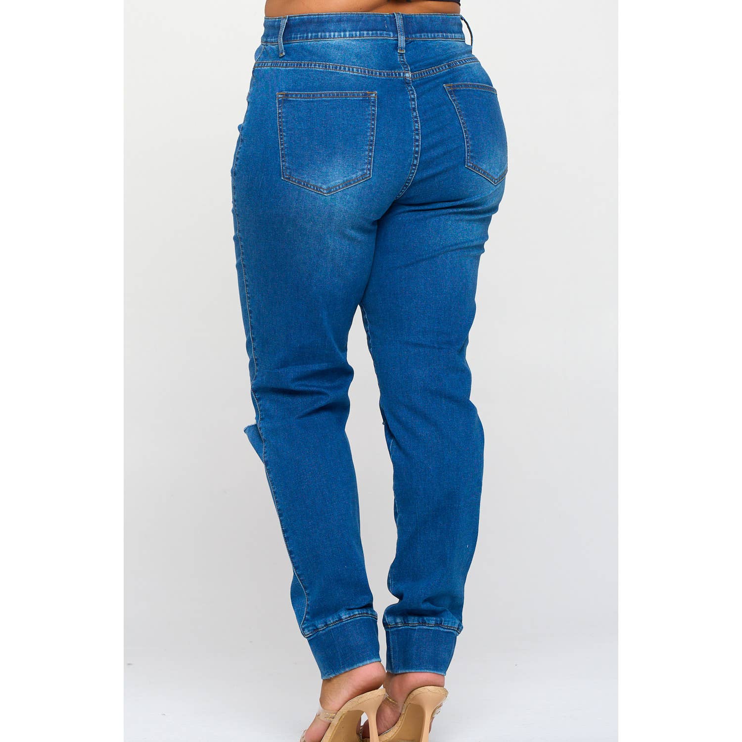 Blue Turtle - Vente Jean – femme - Jean de jogging taille haute Boundless Taille M DH2022X2