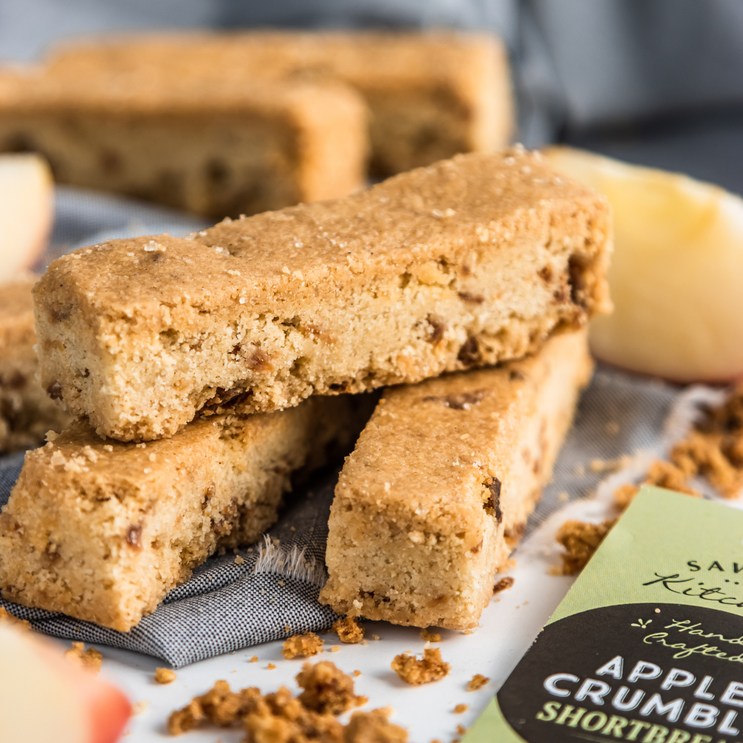 Sawley Kitchen - Wholesale Cookie - Apple Crumble Shortbread - Yorkshire Biscuits1