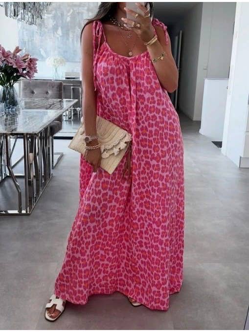 ESTEE BROWN - Wholesale Dress - Women's - Long dress in cotton gauze - 7688