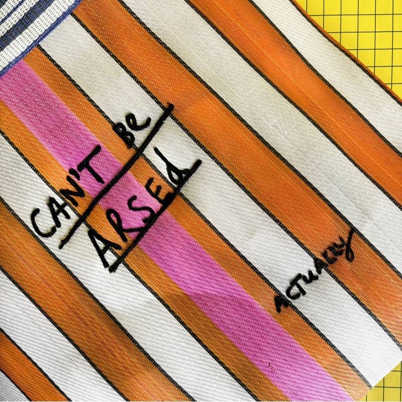 House of Disaster - Wholesale Grocery/Shopping Bag - Small Talk Cant Be Arsed Recycled Shopper1