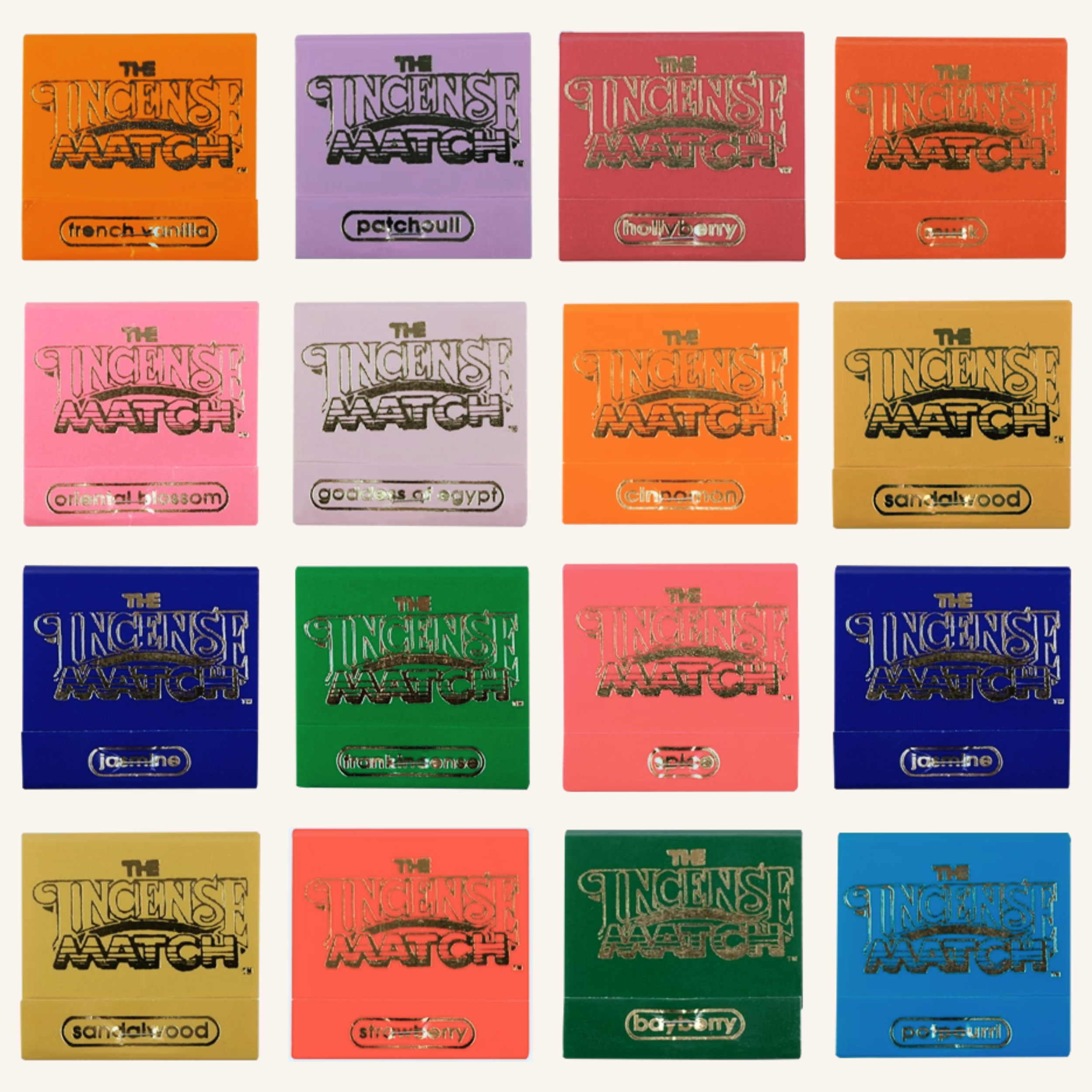 Orglamix – wholesale Incense – Incense Matches | Wholesale Box (15 Booklets) Assortment1