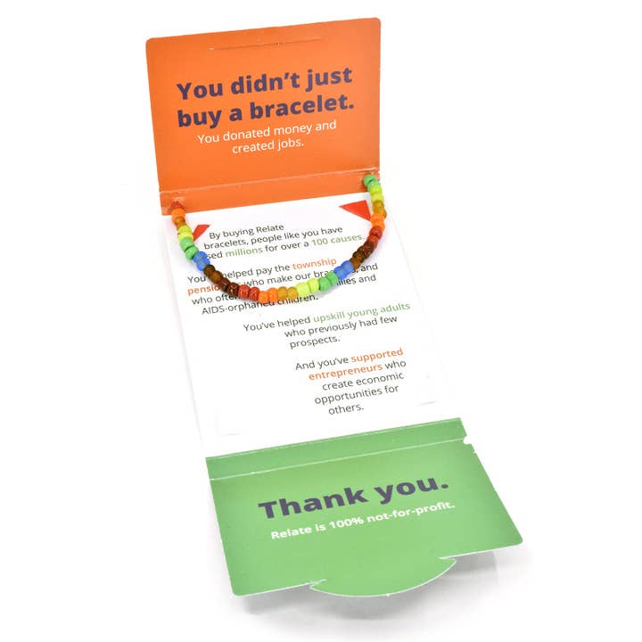 Swahili | AFRICAN MODERN - Wholesale Beaded Bracelet - Protect a Child from Malaria South African Relate Cause Bracelet3