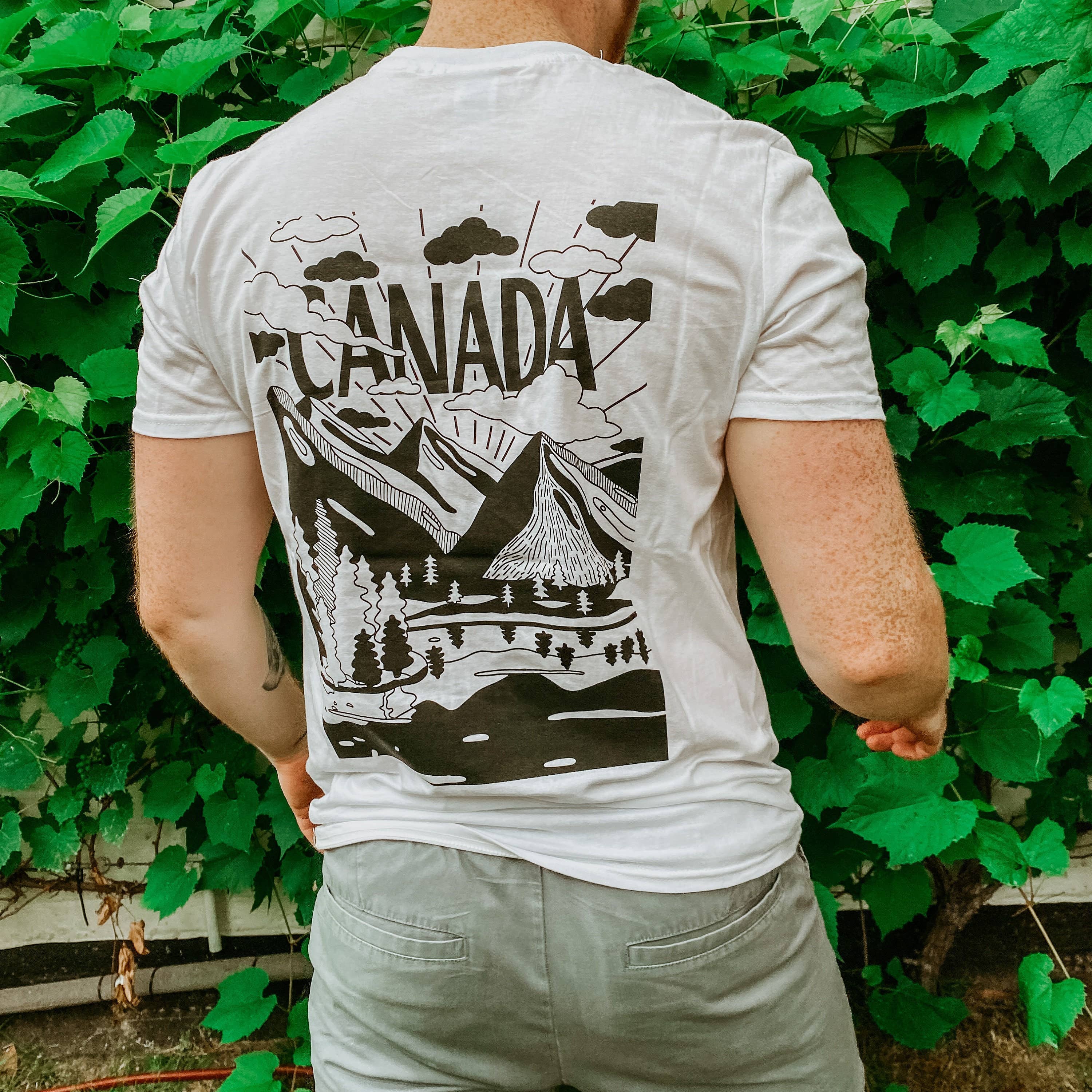 BrollyWeather – wholesale Screen printed t-shirt – Men′s – Screen Printed Canada T Shirt | Travel T Shirt | Unisex Tee5